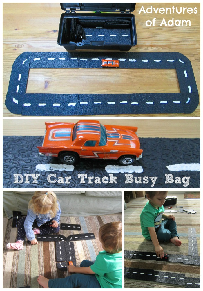 diy car tracks for toddlers