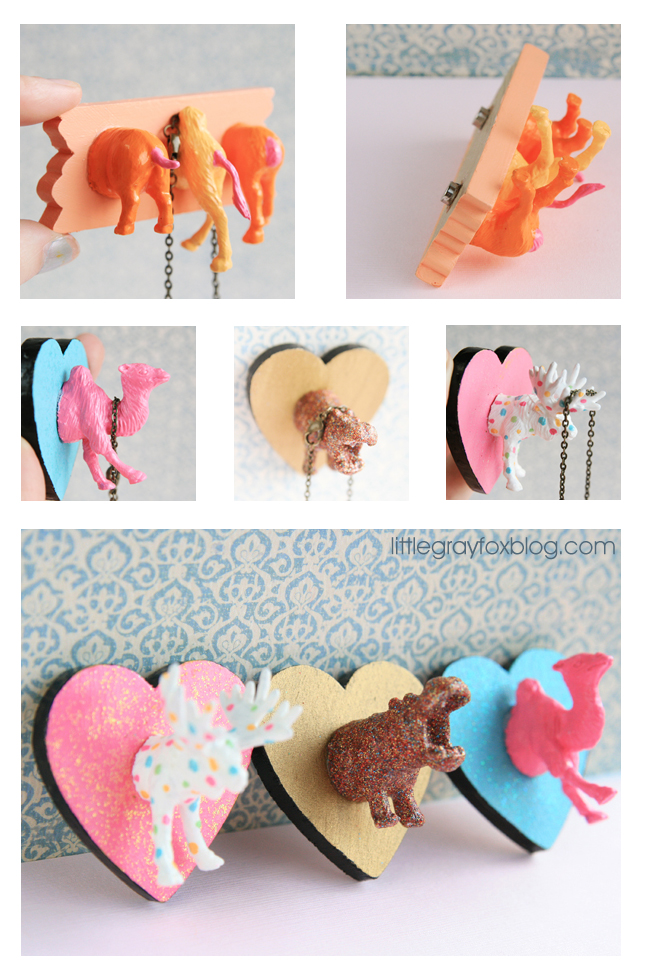 plastic animal crafts