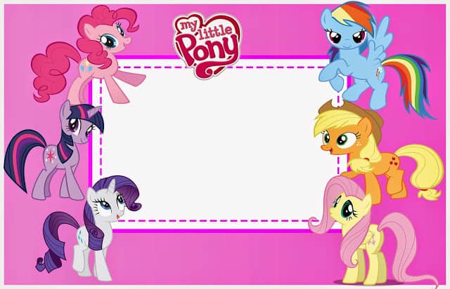 my little pony crafts printables