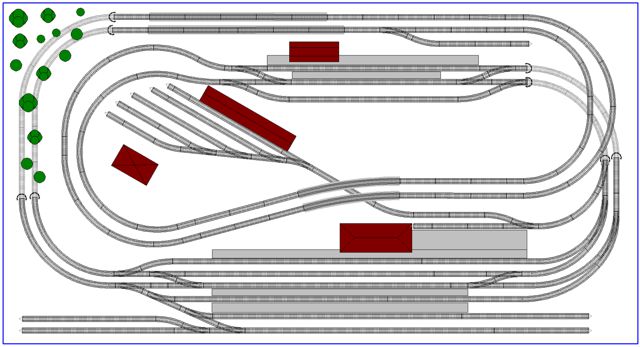 2x3 n scale layout