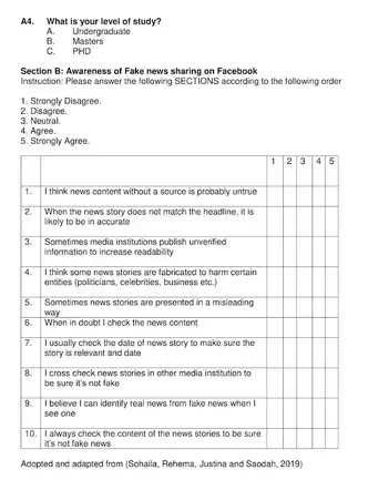 Questionnaire Sample Questionnaire Sample For Research Paper