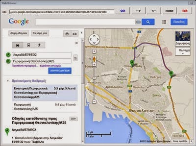 Google Maps In Web Browser Control