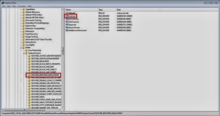 Registry Edit - Web Browser Control