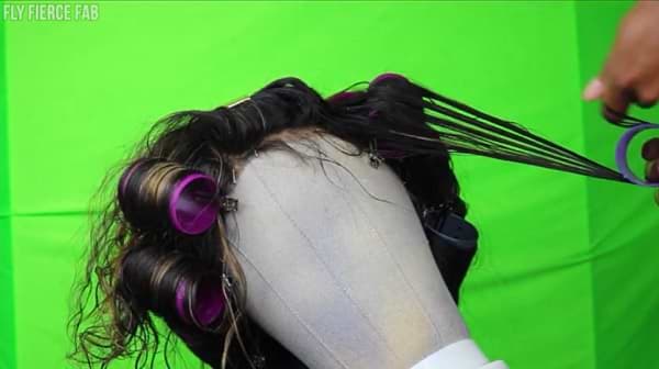 Curling wigs without heat Clearance