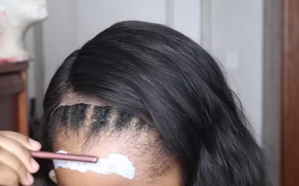 gluing lace front wigs