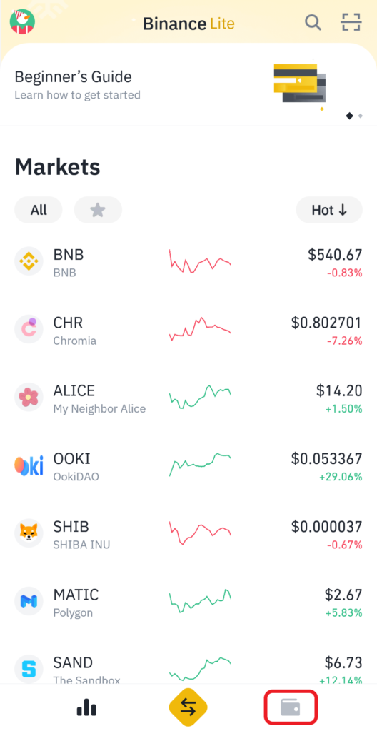 Withdraw Solana from Binance to Solflare wallet