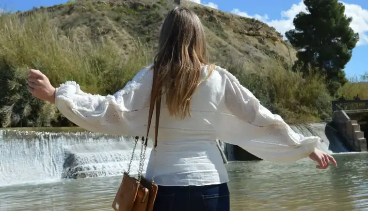 blusa blanca mujer