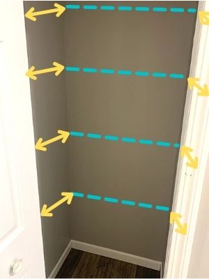 How To Build Easy Diy Linen Closet Shelves In A Weekend With Christine - Bathroom Linen Closet Dimensions