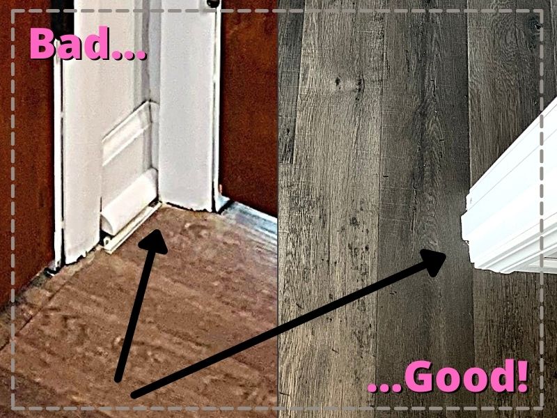 Do You Have To Undercut Door Jambs For, How To Lay Laminate Flooring Around Door Jambs