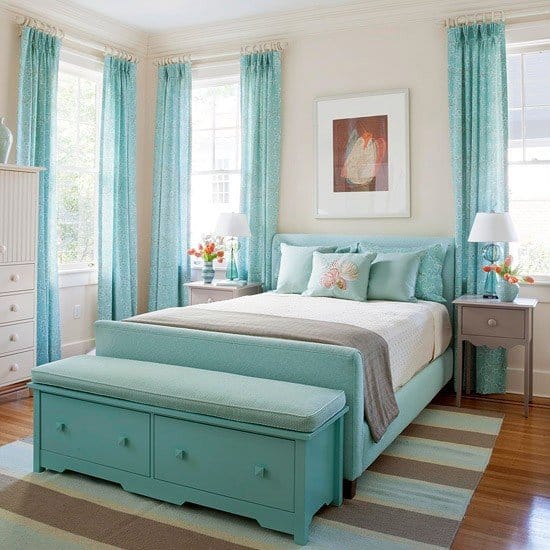 51 Stunning Turquoise Room Ideas To