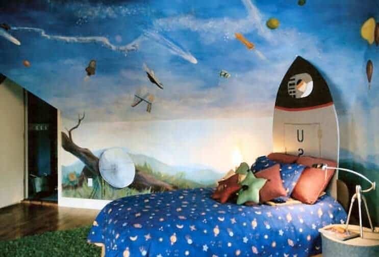 boy space bedroom themes