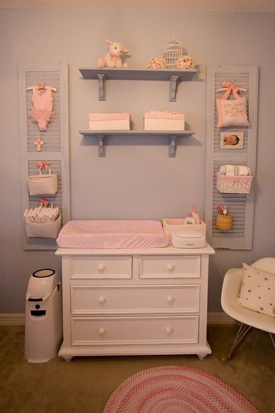 baby girl small nursery ideas