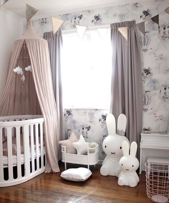 bunny themed baby room