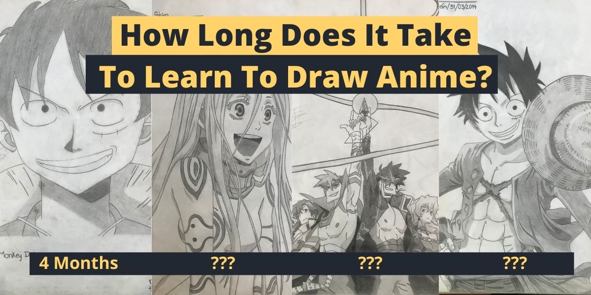 How Long Does It Take To Learn To Draw Anime? All Skill Levels – Enhance  Drawing