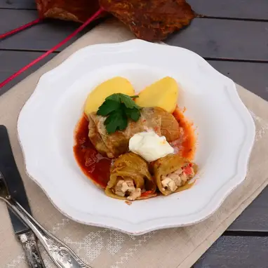 Vegetarische Sarma Krautrouladen Ohne Fleisch 