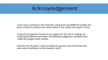 Acknowledgement i would like to express my special thanks of gratitude to my teacher mr. 5 Examples Of Acknowledgement For Presentation Acknowledgement World