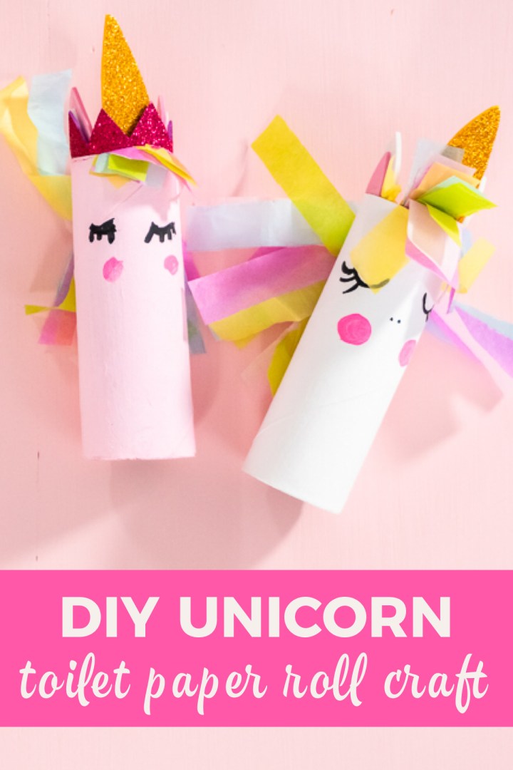 Paper Roll Unicorn Craft – 10 Minutes of Quality Time