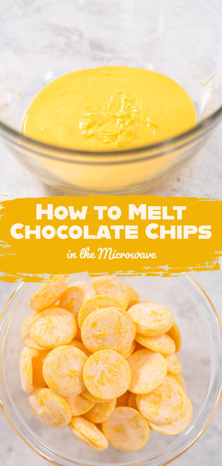 How to melt chocolate chips in the microwave, how to melt chocolate