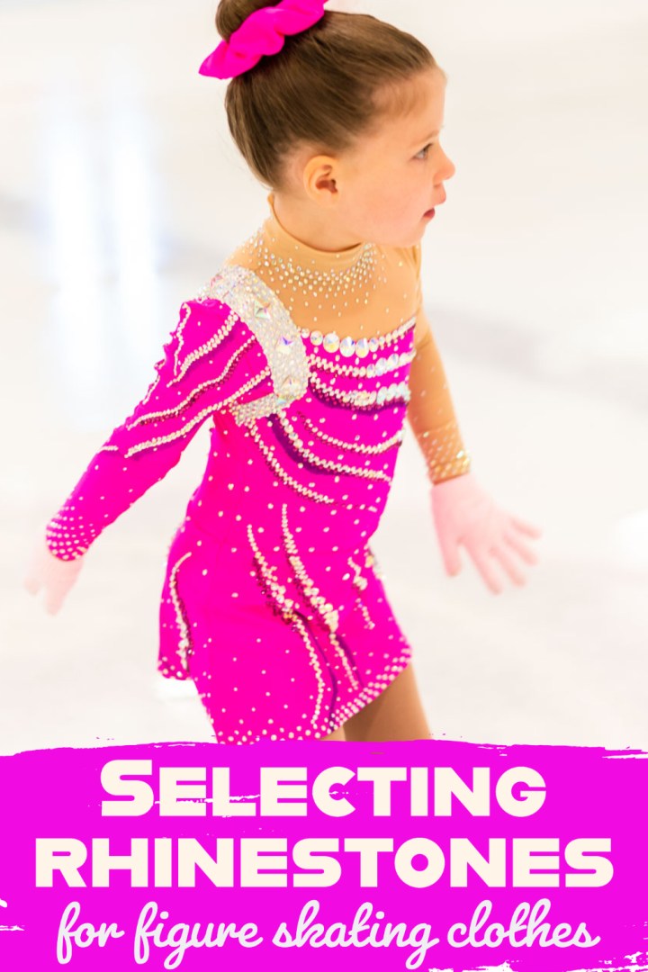Selecting rhinestones for figure skating clothes - Arina Photography