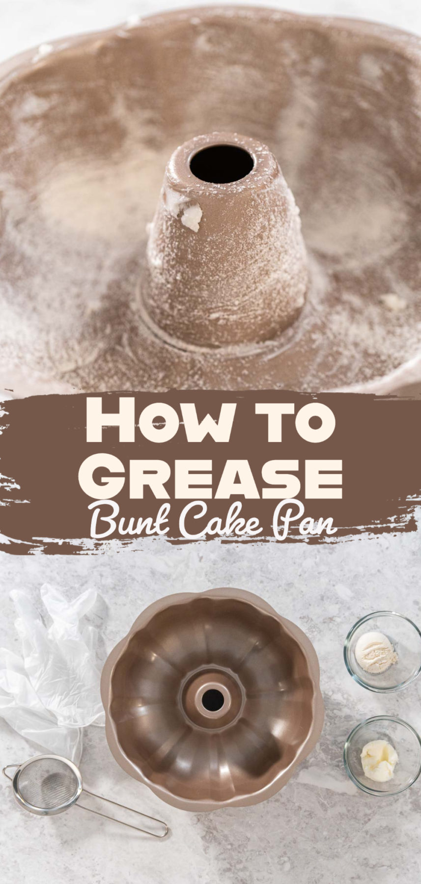 How to Grease Bunt Cake Pan - YouTube