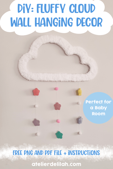 Set of Three Cloud Wall Hooks Nursery Wall Decorative Hanger
