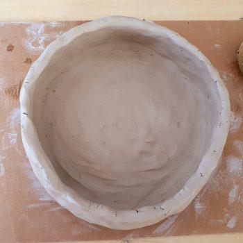 How to Paint an Air Dry Pinch Pot Bowl with Acrylic Paint, Pottery