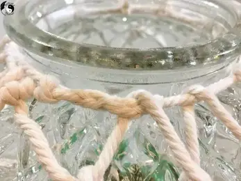 Japanese Glass Float DIY Succulent Display - Tie One On! - Birdz
