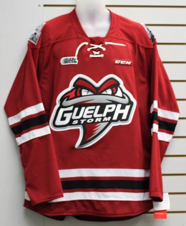 OHL practice jerseys #notmanyleft Player jerseys in black, red and