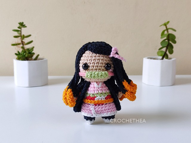 Anime Crochet Doll Pattern Amigurumi Doll Pattern Nezu - Etsy New Zealand