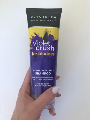 enke Recite Fru My review on John Frieda's shampoo Violet Crush - Deliria Rose