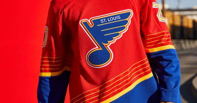 This St. Louis Blues Reverse Retro concept based on the trumpet