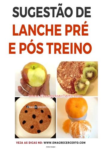 Cardápio: Ideias de Lanches Saudáveis Pré e Pós Treino - Emagrecer Certo® | Receitas saudáveis - cardápio pré e pós-treino para emagrecer