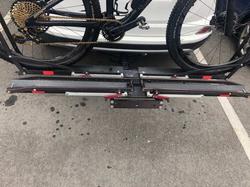 Heavy duty bicycle rack clearance