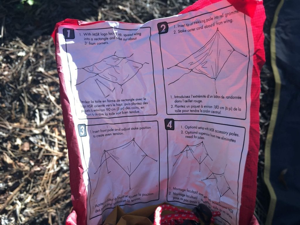 MSR Thru-Hiker 70 Wing - Simple and Effective - Engearment