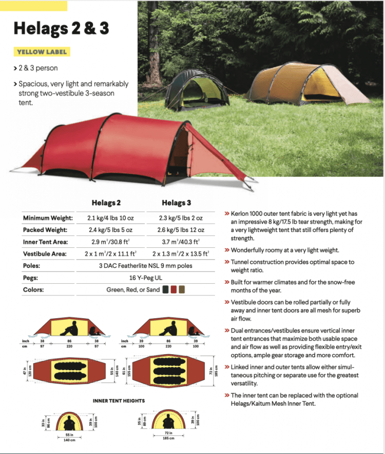 Hilleberg New 2021 - 2 new models for 2021 - Engearment