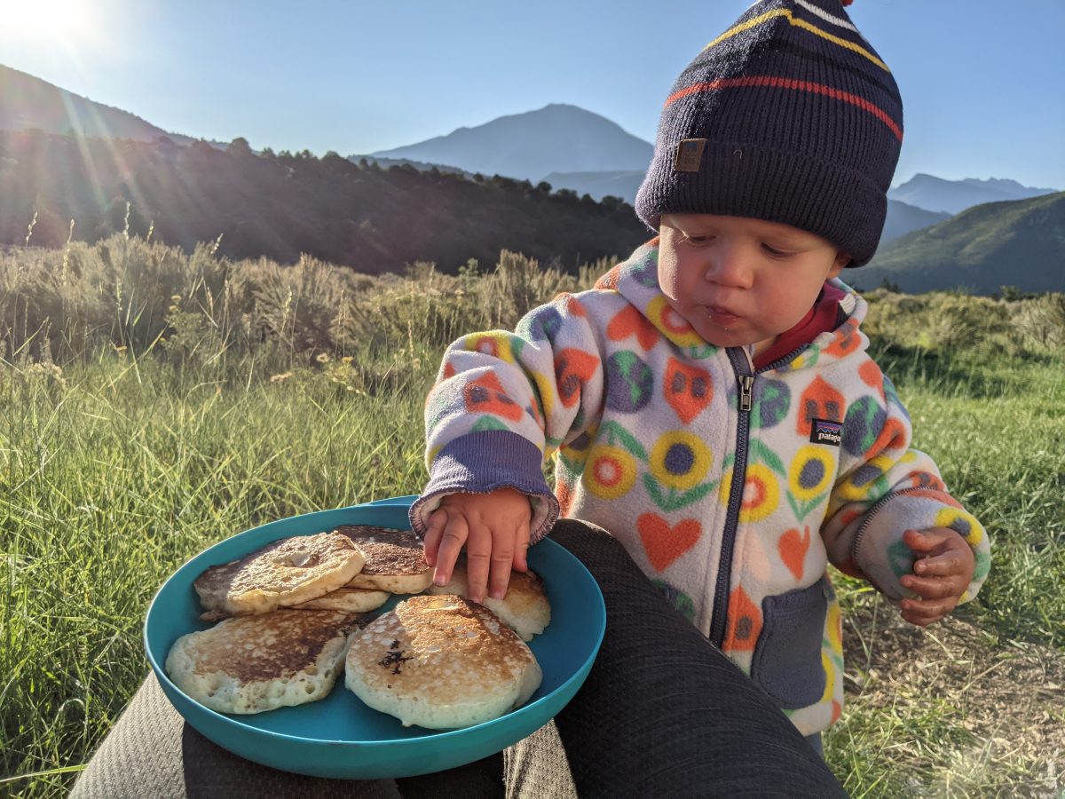 Patagonia Baby Patagonia Quilted Puff Jacket and Patagonia Baby Synchilla Cardigan Engearment