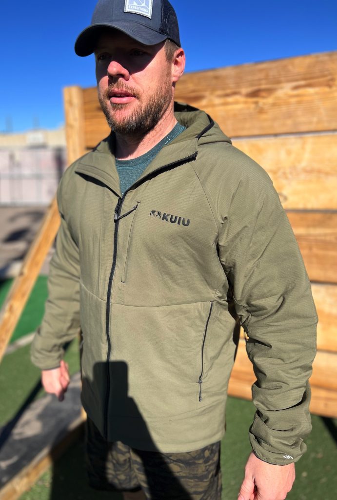 Kuiu puffy shop jacket