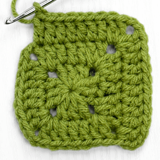 How to Crochet a Solid Granny Square for Beginners
