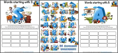26 picture alphabet worksheets and answer keys making english fun