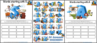 26 picture alphabet worksheets and answer keys making english fun