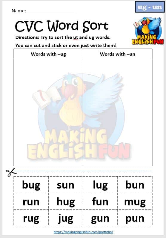 100 free cvc worksheets activities and games making english fun