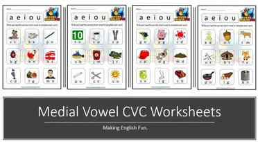 These cvc medial vowel sound mats facilitate medial vowel sound understanding in cvc words. Free Medial Vowel Cvc Phonics Worksheets Making English Fun
