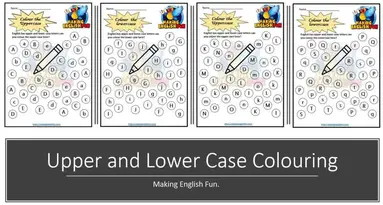 free upper and lower case kindergarten worksheetsmaking english fun