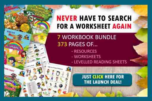 Phonics and Reading Workbook Bundle