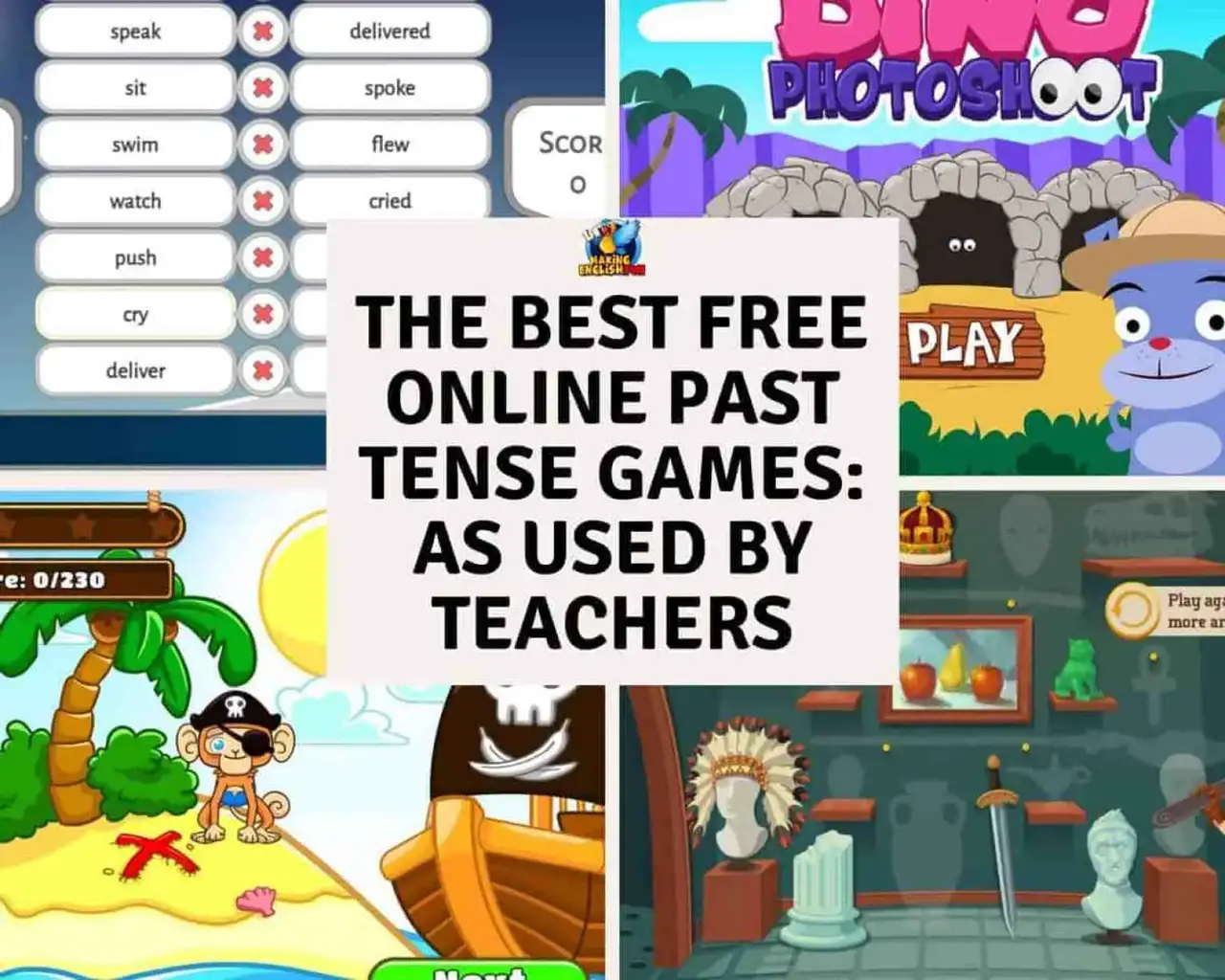 The Best Free Online Past Tense Games: As Used By TeachersMaking English Fun