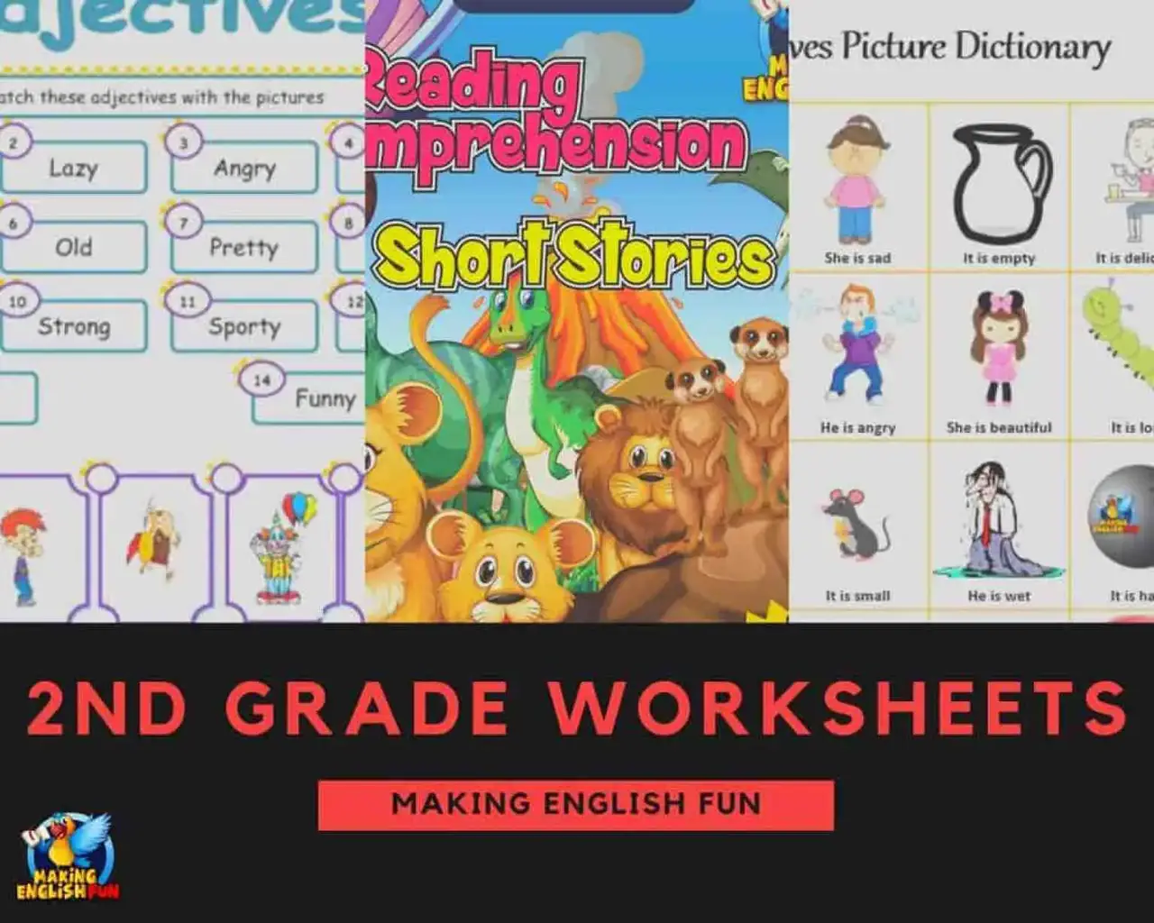 free 2nd grade english worksheetsmaking english fun