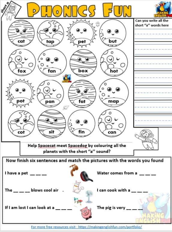 free 2nd grade english worksheets