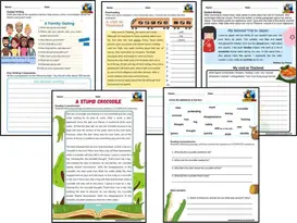 grade 5 reading comprehension worksheets a stupid crocodilemaking english fun