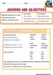 Adverb Worksheets – Grade 5 (With Adjectives)Making English Fun