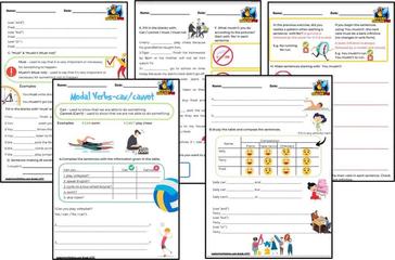 free grade 3 modal verb worksheets making english fun